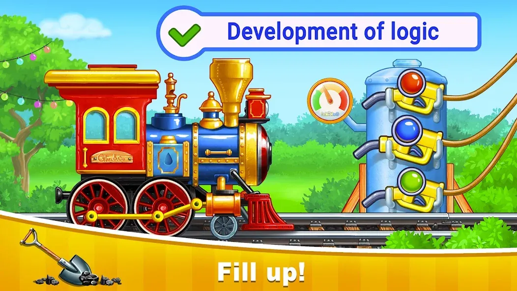 Train Games for Kids: station  [МОД Unlocked] Screenshot 2