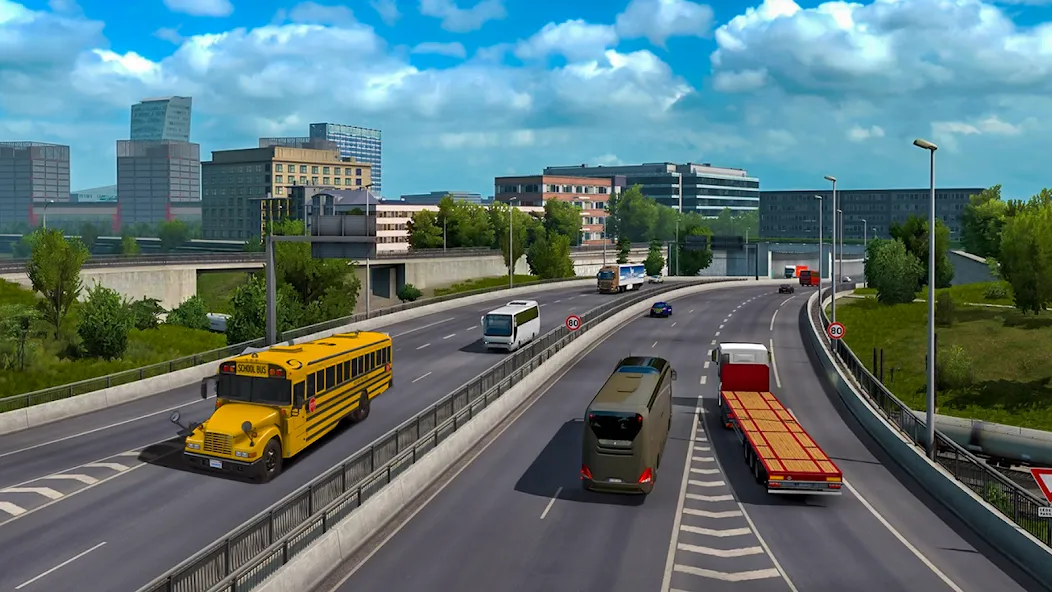 School Bus Transport Simulator (Школьный Автобусный Транспортный Симулятор)  [МОД Mega Pack] Screenshot 4