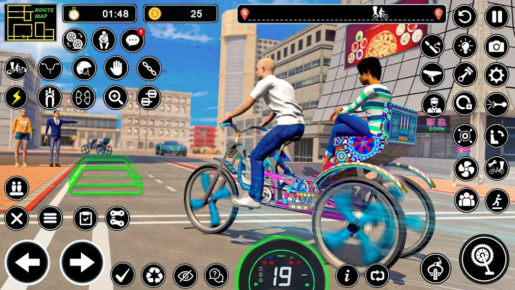 BMX Cycle Games 3D Cycle Race (игры на велосипеде 3D гонка)  [МОД Много денег] Screenshot 4