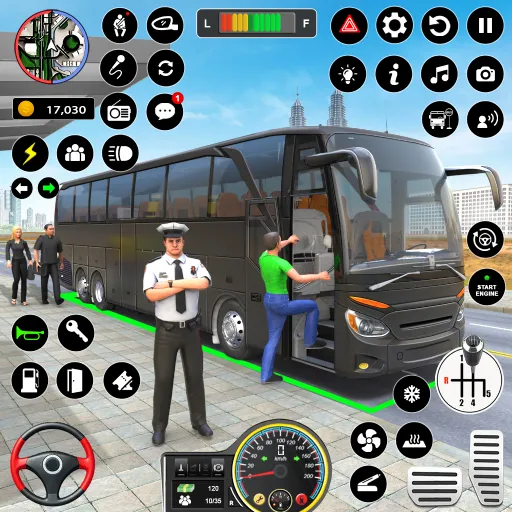 Bus Simulator - Driving Games  [МОД Меню] Screenshot 1