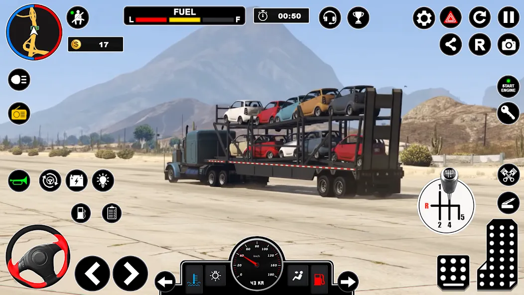 Car Transport - Truck Games 3D  [МОД Бесконечные монеты] Screenshot 2