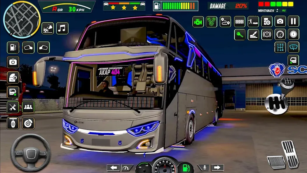 Public Coach Bus Driving Game (Паблик Коуч Бас Драйвинг Гейм)  [МОД Menu] Screenshot 1