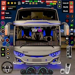 Взломанная Public Coach Bus Driving Game (Паблик Коуч Бас Драйвинг Гейм)  [МОД Menu] - полная версия apk на Андроид