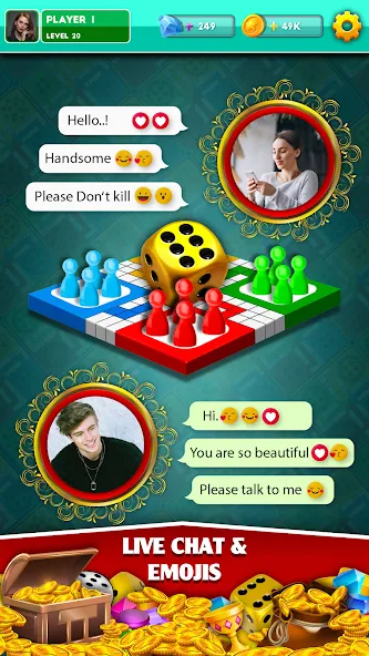 Multiplayer Dice Ludo Games (Мультиплеер Дайс Лудо Игры)  [МОД Mega Pack] Screenshot 2