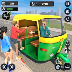 Взломанная Tuk Tuk Auto Driving Games 3D  [МОД Меню] - последняя версия apk на Андроид