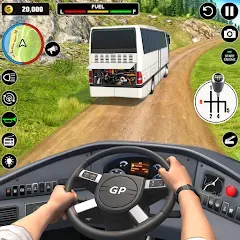 Скачать взломанную Offroad Bus Simulator Bus Game (Оффроуд Автобус Симулятор Игра)  [МОД Mega Pack] - стабильная версия apk на Андроид