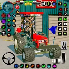 Взлом Tractor Driving - Tractor Game  [МОД Mega Pack] - полная версия apk на Андроид