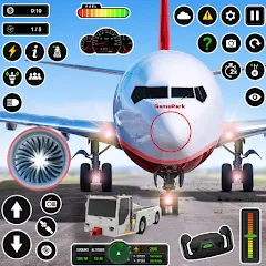 Взлом Pilot Simulator: Airplane Game  [МОД Unlocked] - стабильная версия apk на Андроид