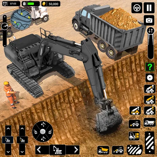 Snow Offroad Construction Game  [МОД Menu] Screenshot 1