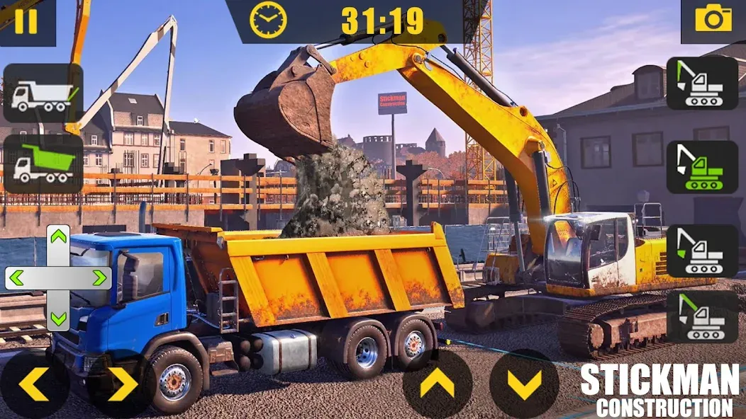 Builder City Construction Game (ткман Городское Строительство)  [МОД Unlimited Money] Screenshot 5