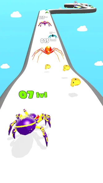 Insect Run - Spider Evolution (Инсект Эволюшн Ран)  [МОД Бесконечные деньги] Screenshot 4