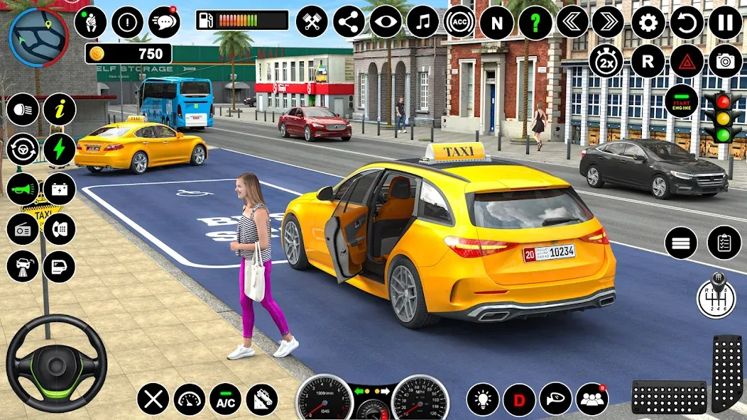 Russian Taxi Driving Simulator  [МОД Mega Pack] Screenshot 4