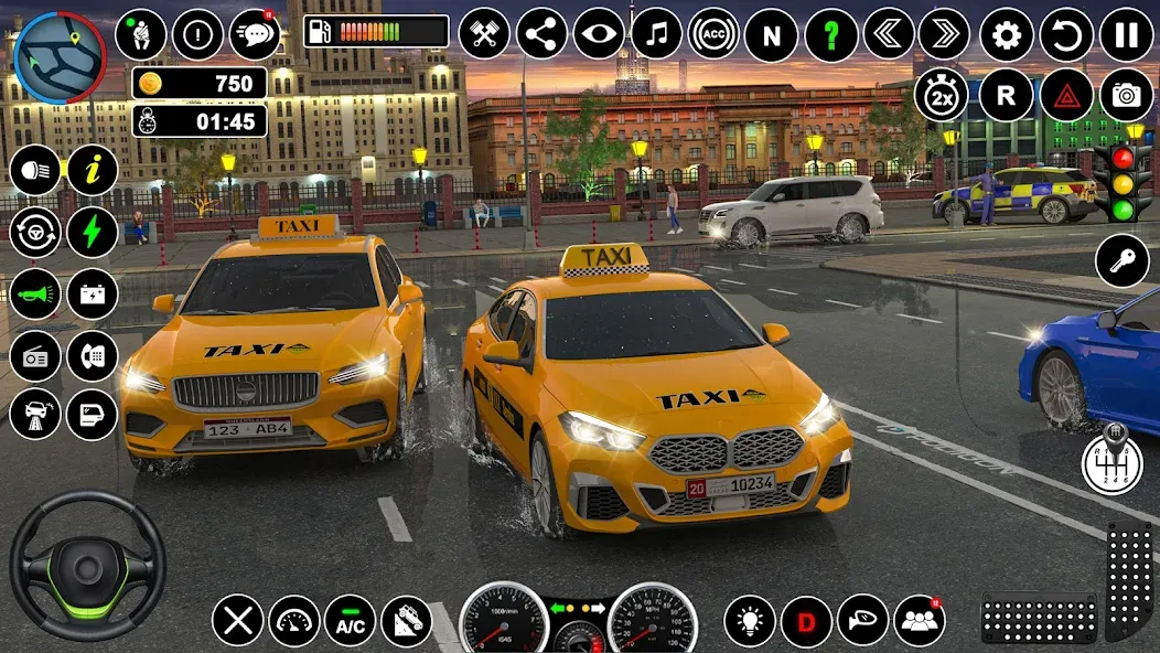 Russian Taxi Driving Simulator  [МОД Mega Pack] Screenshot 5