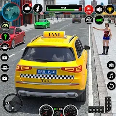 Скачать взломанную Russian Taxi Driving Simulator  [МОД Mega Pack] - стабильная версия apk на Андроид