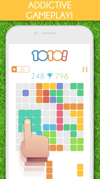 1010! Block Puzzle Game  [МОД Много денег] Screenshot 1