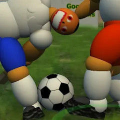 Скачать взлом Goofball Goals Soccer Game 3D (Гуфбол Голз Соккер Гейм 3Д)  [МОД Много монет] - стабильная версия apk на Андроид