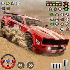 Скачать взлом Real Rally Drift & Rally Race (Риал Ралли)  [МОД Много денег] - полная версия apk на Андроид