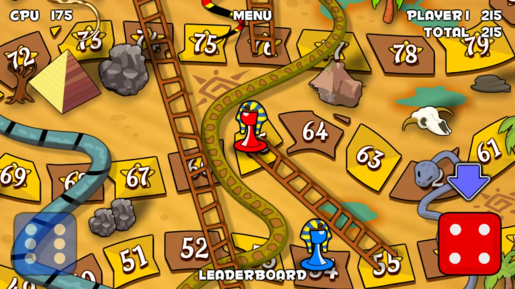 Snakes and Ladders (Змеи и лестницы)  [МОД Все открыто] Screenshot 1