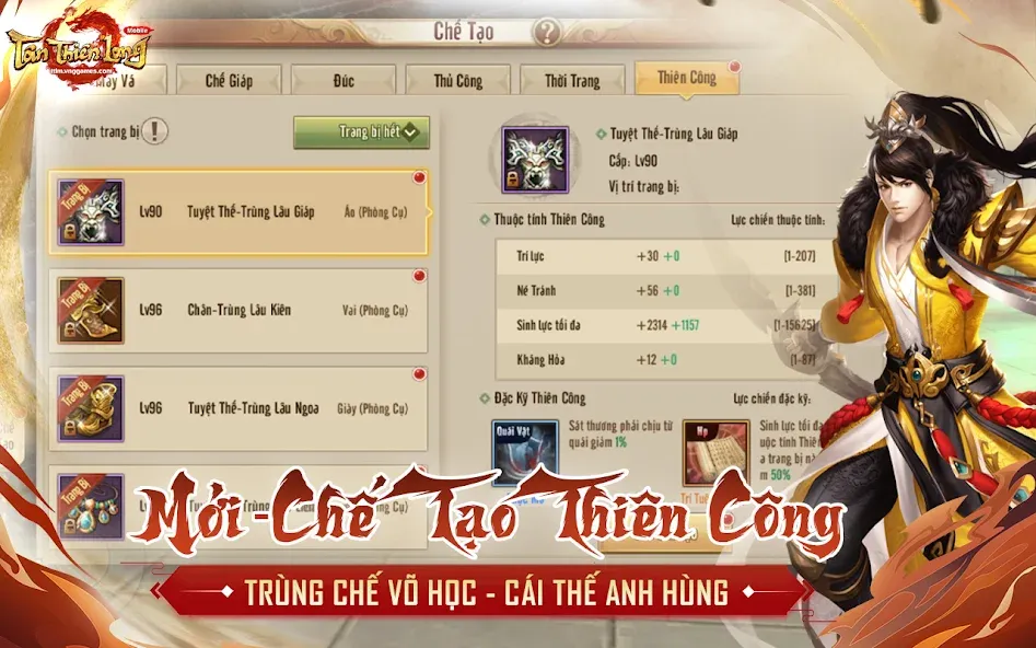 Tân Thiên Long Mobile  [МОД Unlocked] Screenshot 2