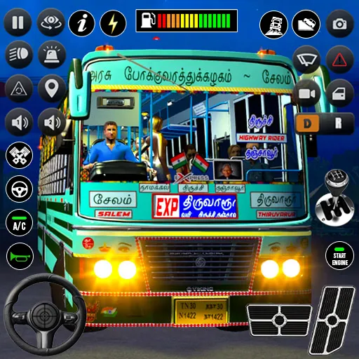 Real Passenger Bus Driving Sim  [МОД Много монет] Screenshot 1