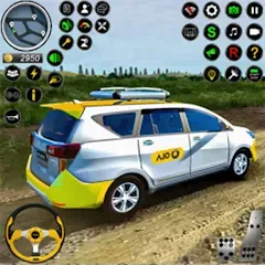 Скачать взломанную City Taxi Games Taxi Simulator (Русские такси игры на автомобилях)  [МОД Unlocked] - стабильная версия apk на Андроид