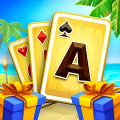 Взломанная Tiki Solitaire TriPeaks (Тики Солитер ТриПикс)  [МОД Много денег] - полная версия apk на Андроид