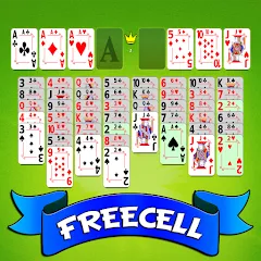 Взломанная FreeCell Solitaire - Card Game  [МОД Бесконечные монеты] - последняя версия apk на Андроид