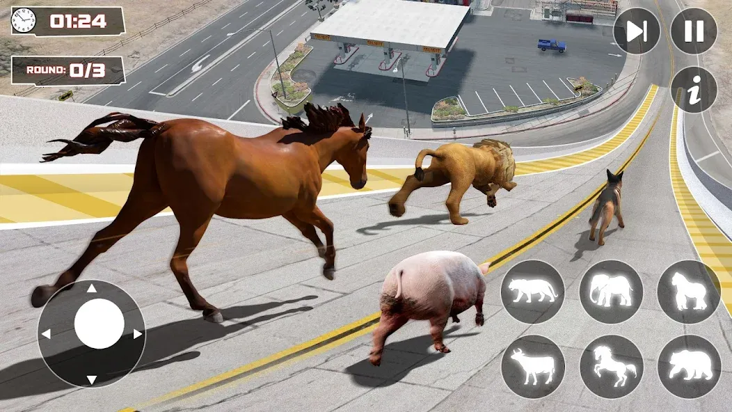 GT Animal 3D: Racing Game (Анимал Симулятор 3D)  [МОД Mega Pack] Screenshot 1