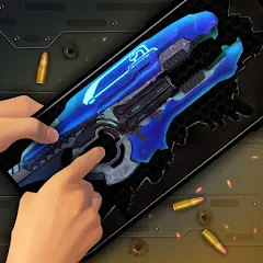 Скачать взломанную Gun Simulator 3D & Time Bomb  [МОД Unlocked] - полная версия apk на Андроид