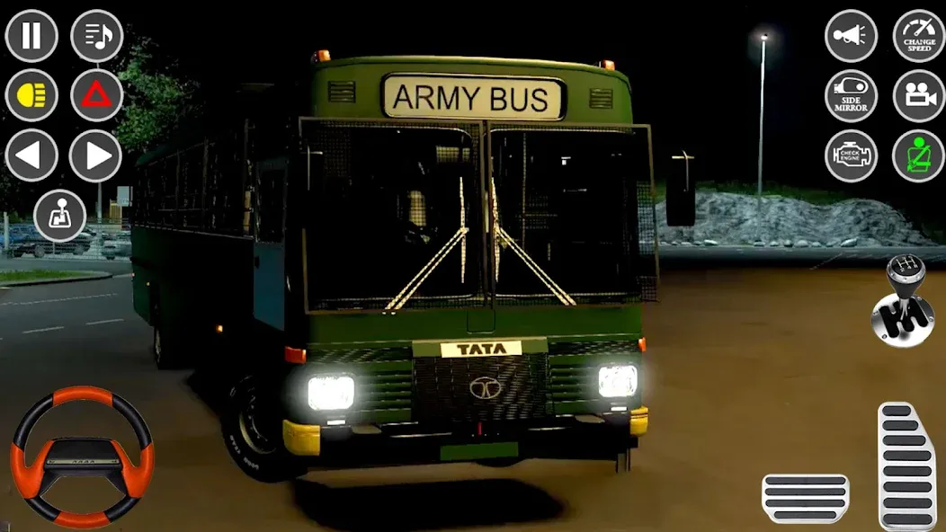 US Military Coach Simulator 3D  [МОД Menu] Screenshot 1