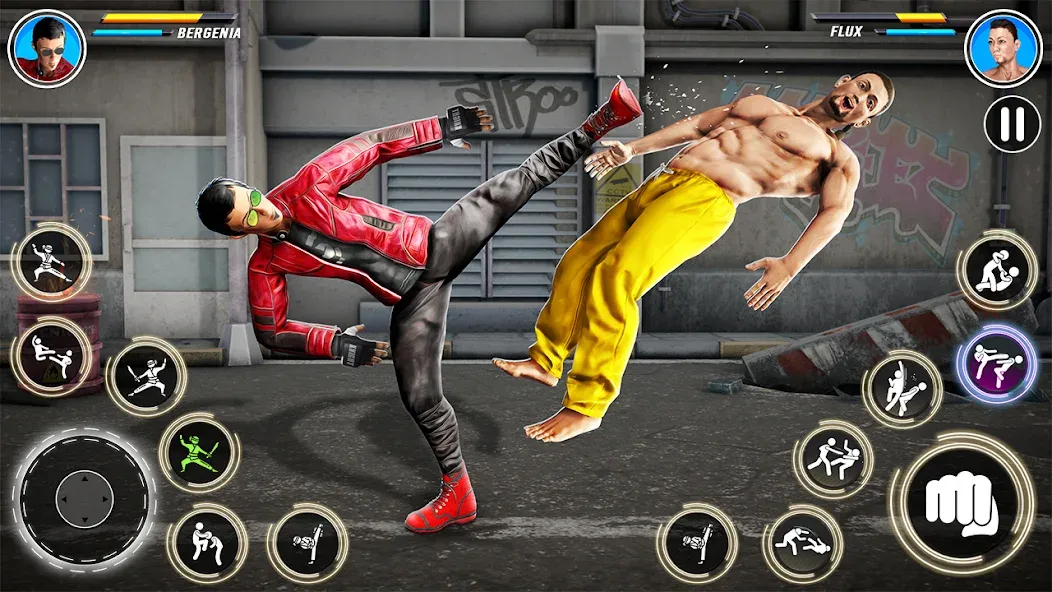 Kung Fu karate: Fighting Games  [МОД Все открыто] Screenshot 1