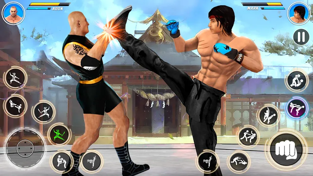 Kung Fu karate: Fighting Games  [МОД Все открыто] Screenshot 3