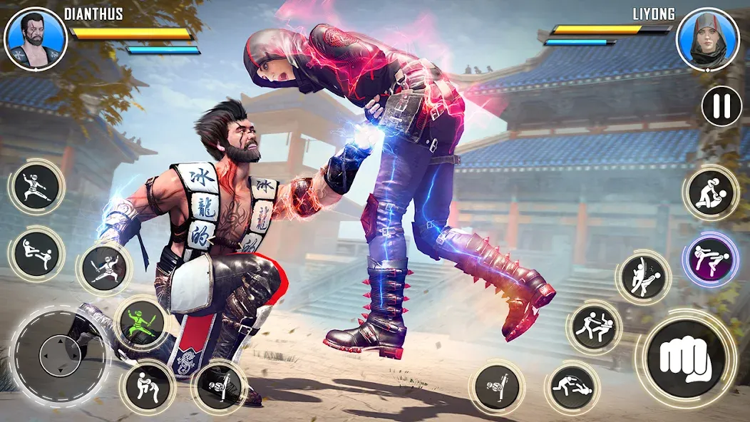 Kung Fu karate: Fighting Games  [МОД Все открыто] Screenshot 5