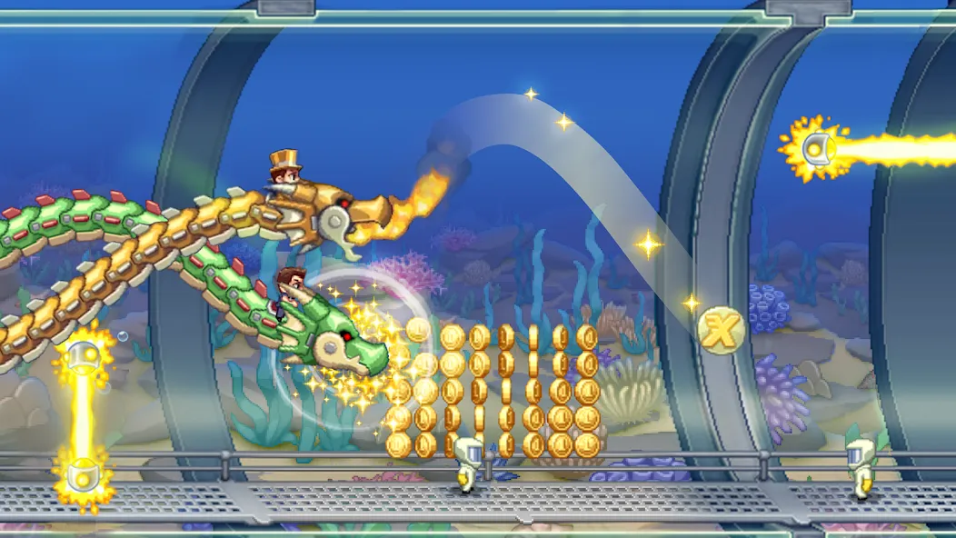 Jetpack Joyride (Джетпак Джойрайд)  [МОД Много денег] Screenshot 1