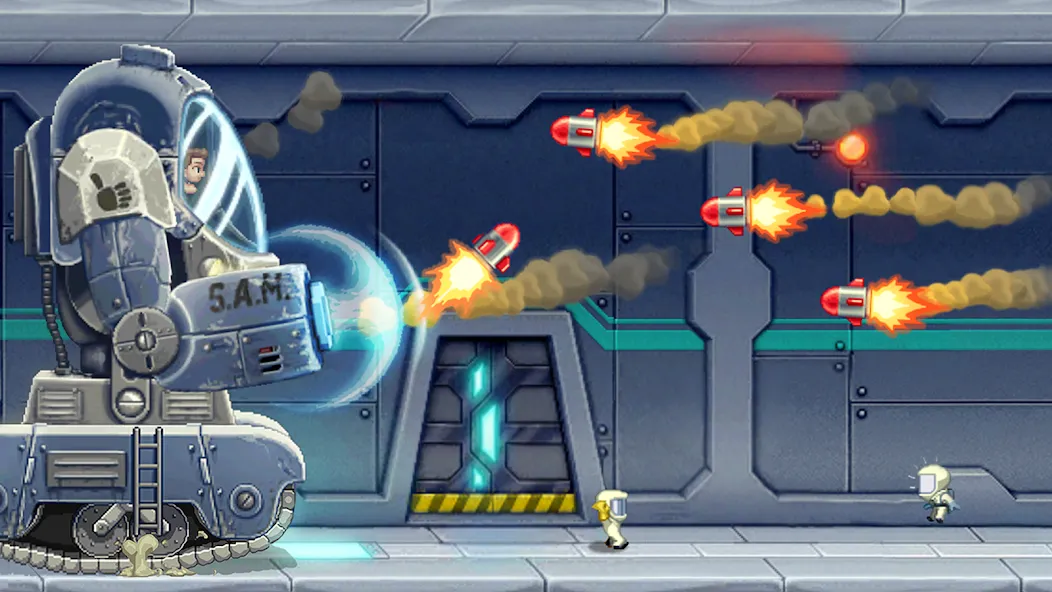 Jetpack Joyride (Джетпак Джойрайд)  [МОД Много денег] Screenshot 4