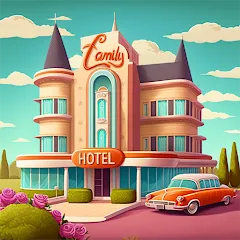 Скачать взлом Merge Hotel: Family Story Game (Мердж Отель)  [МОД Бесконечные монеты] - стабильная версия apk на Андроид