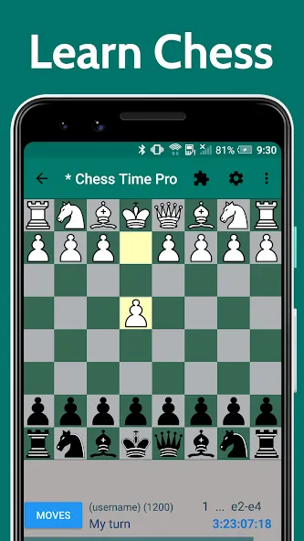 Chess Time - Multiplayer Chess (Чесс Тайм)  [МОД Все открыто] Screenshot 1