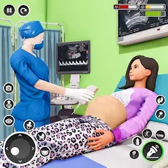 Взломанная Pregnant Mom Simulator Games  [МОД Много монет] - последняя версия apk на Андроид