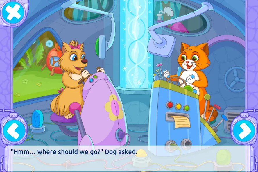 Cat & Dog Story Adventure Game  [МОД Меню] Screenshot 1