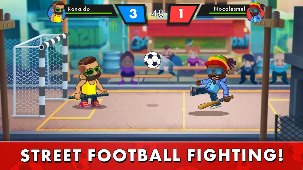 Street Soccer：Ultimate Fight  [МОД Бесконечные деньги] Screenshot 1