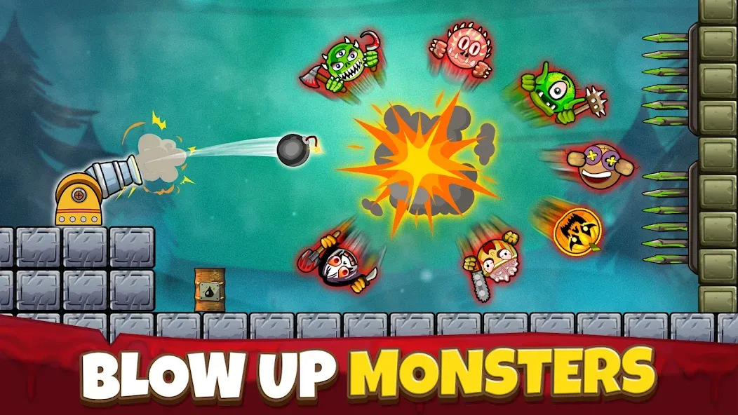 Crush the Monsters：Foul Puzzle  [МОД Меню] Screenshot 1