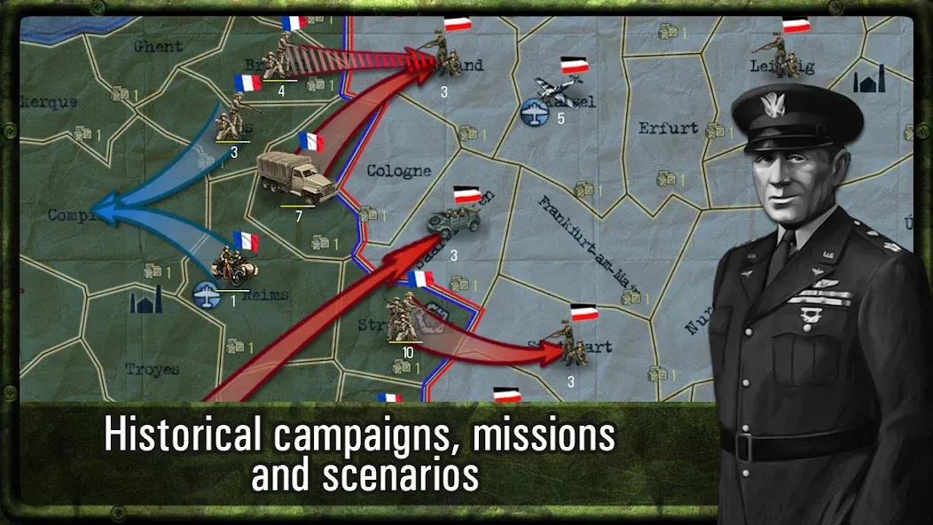 Strategy & Tactics: WW2  [МОД Unlocked] Screenshot 2