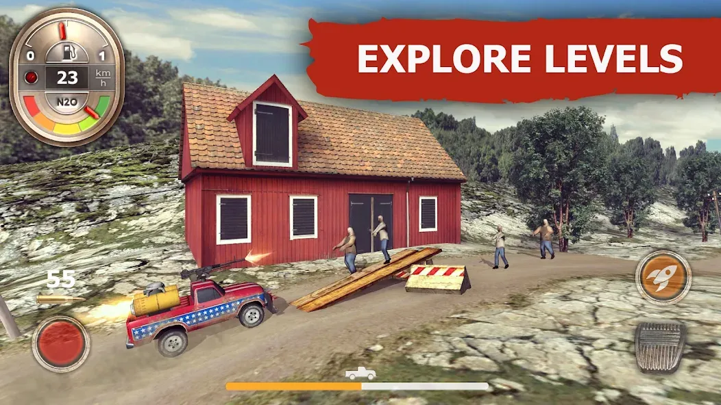 Zombie Derby (Зомби Дерби)  [МОД Unlimited Money] Screenshot 3