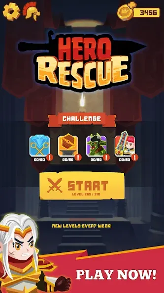 Hero Rescue (Герой Спасения)  [МОД Бесконечные монеты] Screenshot 5