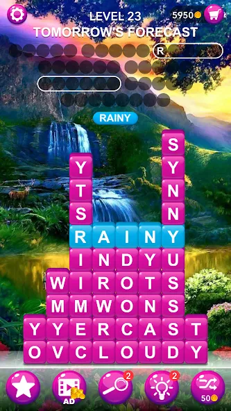 Word Tiles :Hidden Word Search  [МОД Меню] Screenshot 3