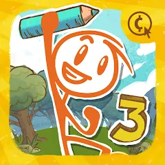 Взломанная Draw a Stickman: EPIC 3 (Нарисуй палочного человечка)  [МОД Меню] - полная версия apk на Андроид