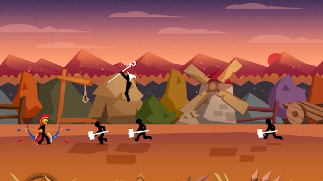 Stick Fight: Shadow Archer (Стк Файт)  [МОД Много денег] Screenshot 1