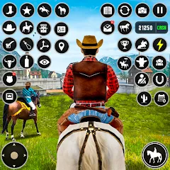 Взломанная Horse Riding Rivals Horse Race (ХорсРайдинг Ривалс Лошадиные скачки)  [МОД Menu] - стабильная версия apk на Андроид