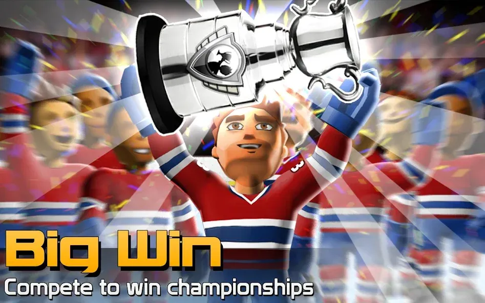 BIG WIN Hockey (БИГ ВИН Хоккей)  [МОД Много монет] Screenshot 5