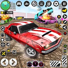 Взломанная X Demolition Derby : Car Games  [МОД Mega Pack] - полная версия apk на Андроид